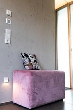 Fugenlose Wand mit Mikrozement