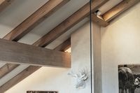 Stilvolle Wandgestaltung Wohnung mit Sichtbalken Stilvolle Wandgestaltung Wohnung mit Sichtbalken
