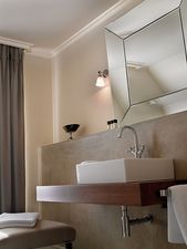 Fugenlose Wandgestaltung zeitloses Badezimmer