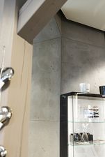 Wand in Betonoptik Verkaufsraum Kunststück