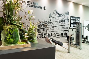 Wandgestaltung Tapete Fitnessstudio